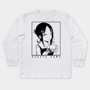 Kaguya sama cute Kids Long Sleeve T-Shirt